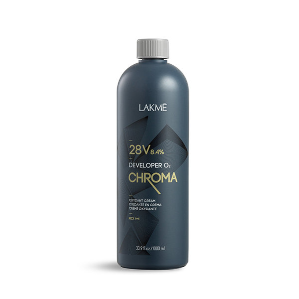 Стабилизированный крем-окислитель LAKME CHROMA DEVELOPER 28V (1000 мл) (8,4%) 72301 Стабилизированный крем-окислитель LAKME CHROMA DEVELOPER 28V (1000 мл) (8,4%) 72301