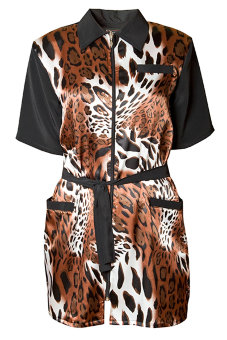 Халат для парикмахера "Инструменты Россия" "Leopard" 5962080 XXXL