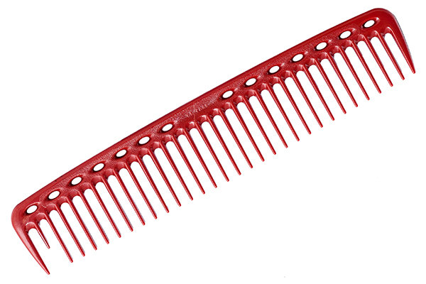 Расческа для стрижки редкозубая длинная Y.S.PARK красная YS-402 red Расческа для стрижки редкозубая длинная Y.S.PARK красная YS-402 red
