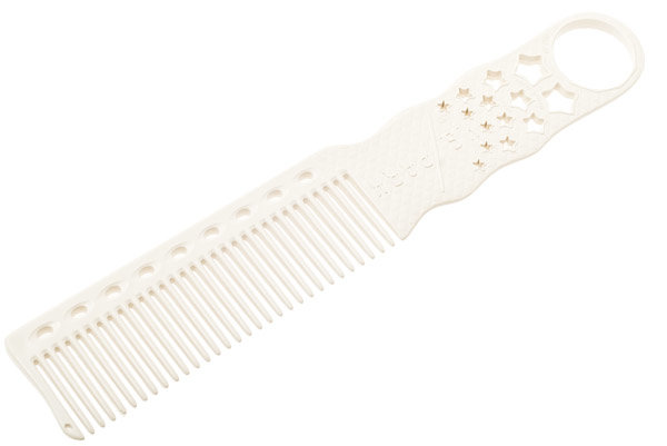 Расческая для стрижки коротких волос под машинку Y.S.PARK белая YS-280 white