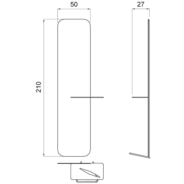 Зеркало парикмахерское Gamma&Bross LIGHT ECO GAVA040PL Зеркало парикмахерское Gamma&Bross LIGHT ECO GAVA040PL