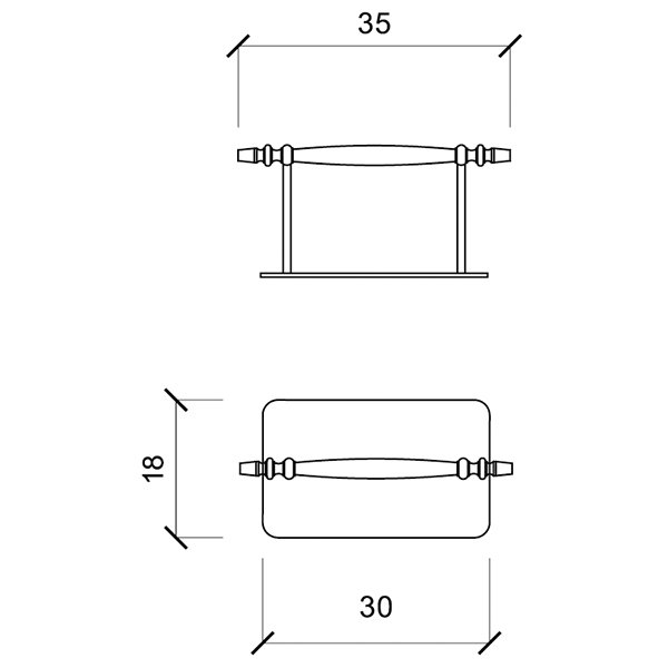Подставка под ноги Gamma&Bross FALSTAFF GCMW001PP Подставка под ноги Gamma&Bross FALSTAFF GCMW001PP