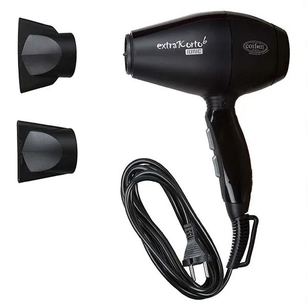 Фен Coif*in ExtraKorto EK6K Ionic 1800-2000 Вт черный EK6K/EKek6Ki Фен Coif*in ExtraKorto EK6K Ionic 1800-2000 Вт черный EK6K/EKek6Ki