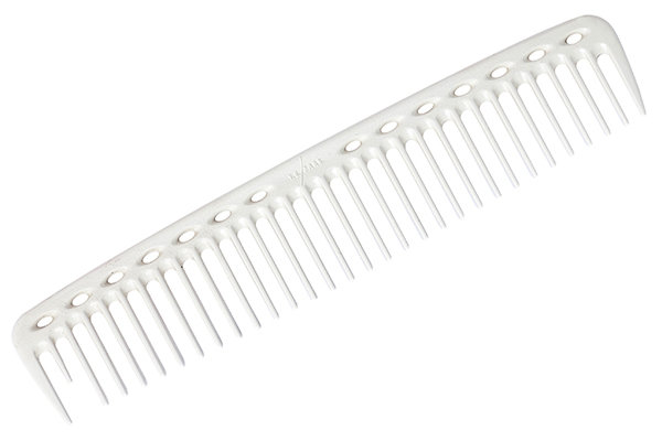 Расческа для стрижки редкозубая длинная Y.S.PARK белая YS-402 white Расческа для стрижки редкозубая длинная Y.S.PARK белая YS-402 white