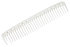 Расческа для стрижки редкозубая длинная Y.S.PARK белая YS-402 white Расческа для стрижки редкозубая длинная Y.S.PARK белая YS-402 white