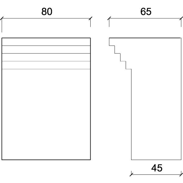 Стойка администратора Gamma&Bross LE COMPTOIR 80 GSLC001CA Стойка администратора Gamma&Bross LE COMPTOIR 80 GSLC001CA