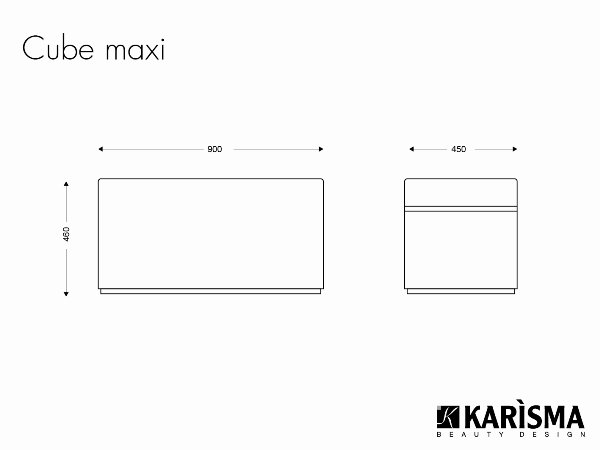 Пуф Karisma CUBE MAXI K217L