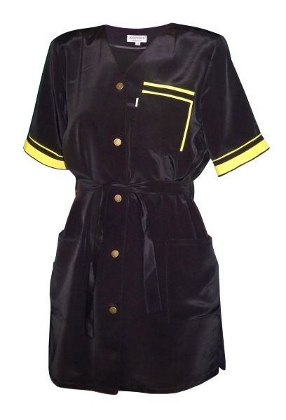 Халат для парикмахера "Инструменты Россия" с жёлтой каймой 5960247 XL Халат для парикмахера "Инструменты Россия" с жёлтой каймой 5960247 XL