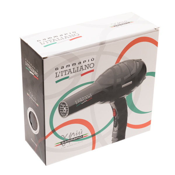 Фен Gamma PIU SRL L'Italiano 2000 Вт черный 083 черный