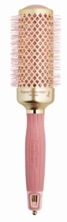 Термобрашинг для укладки волос керамический + ион OLIVIA GARDEN NanoThermic 44 мм розовое золото PR-NT1PC-TH044-TP18