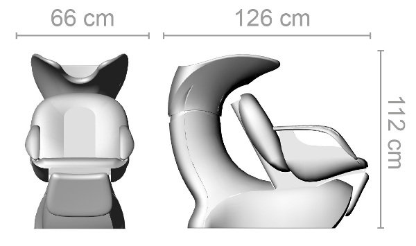 Мойка парикмахерская Ceriotti SPAZIO 7 SHIATSU P57029 B