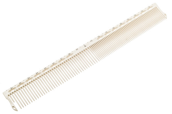 Расчёска для стрижки с линейкой Y.S.PARK белая YS-G20 white Расчёска для стрижки с линейкой Y.S.PARK белая YS-G20 white