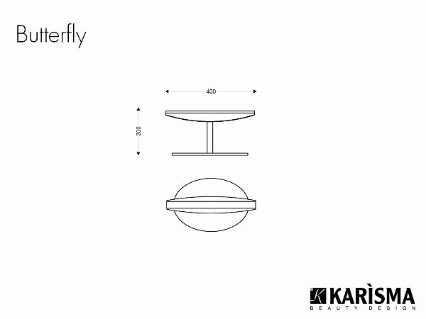 Подставка под ноги Karisma BUTTERFLY K624