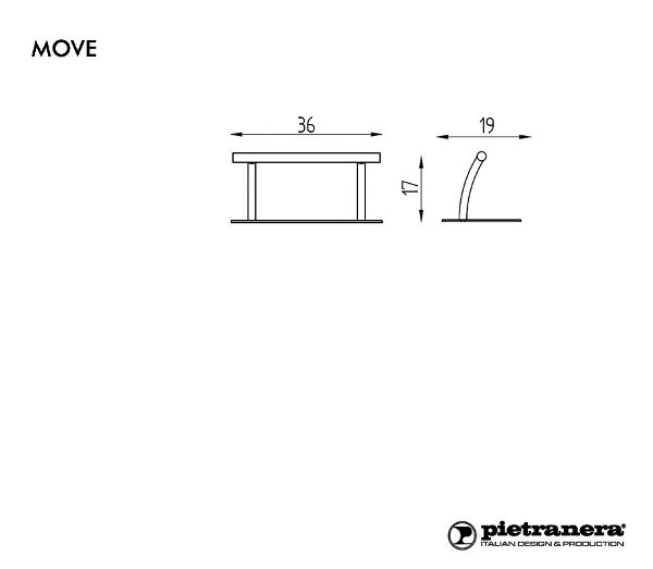 Подставка под ноги Pietranera MOVE 626