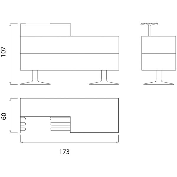 Стойка администратора Gamma&Bross BLACK TORIX GAVA071CA Стойка администратора Gamma&Bross BLACK TORIX GAVA071CA