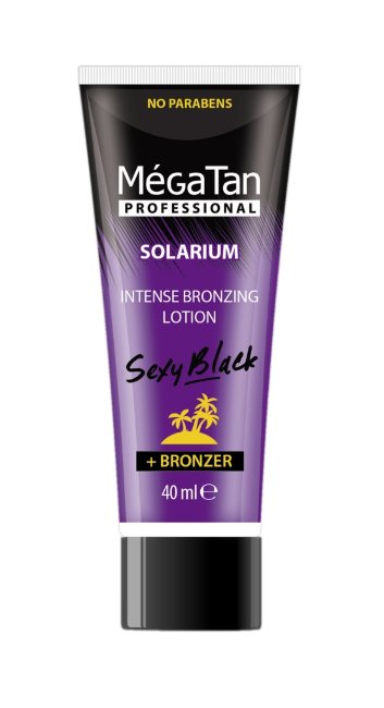 Средство для интенсивного загара с бронзатором MegaTan Sexy black intense bronzing, 40 мл 526 Средство для интенсивного загара с бронзатором MegaTan Sexy black intense bronzing, 40 мл 526