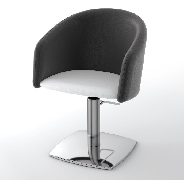 Кресло парикмахерское Ceriotti JANE коричневое G407809S