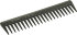 Расчёска-гребень с редкими зубцами черная Eurostil 455 Расчёска-гребень с редкими зубцами черная Eurostil 455