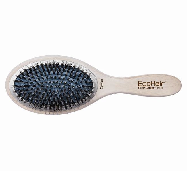Щетка из бамбука с комбинированной щетиной OLIVIA GARDEN Combo EcoHair BR-EH1PC-00CO