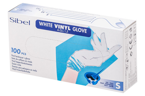 Перчатки винил Sibel 100 шт (S) 93220154 Перчатки винил Sibel 100 шт (S) 93220154