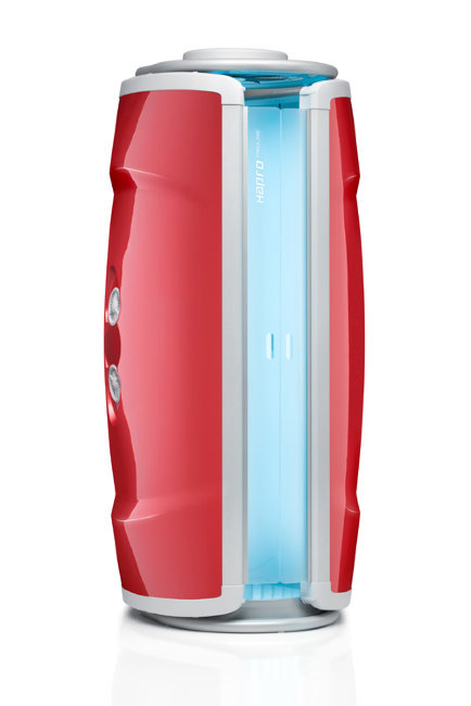 Вертикальный солярий LUXURA Proline V 28 Intensive красный