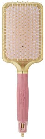 Щетка для волос OLIVIA GARDEN широкая керамик + ион NanoThermic розовое золото PR-NT1PC-STPDL-TP18