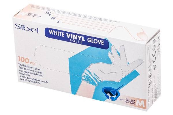 Перчатки винил Sibel 100 шт (M) 93220155 Перчатки винил Sibel 100 шт (M) 93220155