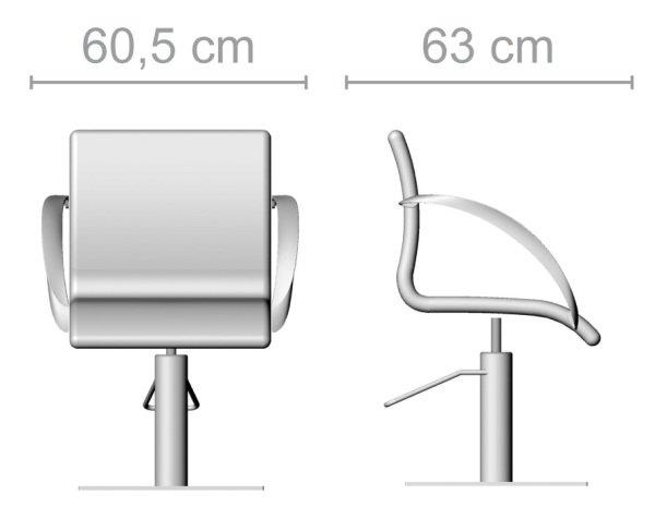 Кресло парикмахерское Ceriotti GIORGIA G406609