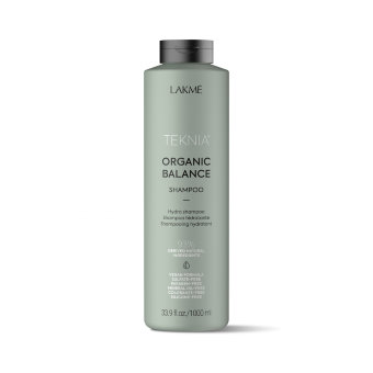 Бессульфатный увлажняющий шампунь для всех типов волос LAKME ORGANIC BALANCE SHAMPOO 1000 мл 44111