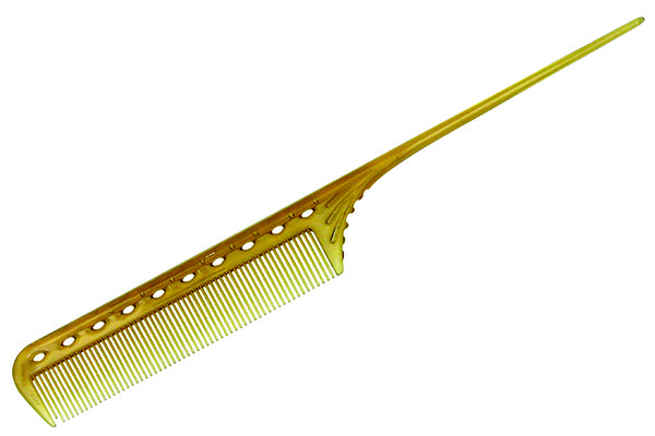 Расчёска с хвостиком гибкая Y.S.PARK янтарная YS-101 camel Расчёска с хвостиком гибкая Y.S.PARK янтарная YS-101 camel