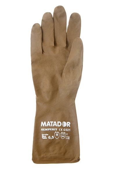 Перчатки латексные коричневые MATADOR 6,5 F6.5 Перчатки латексные коричневые MATADOR 6,5 F6.5