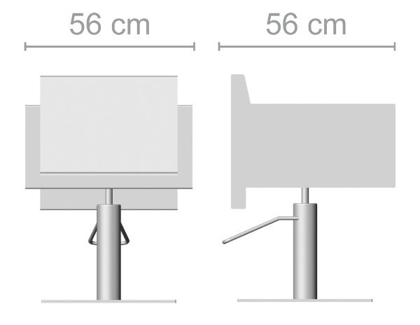Кресло парикмахерское Ceriotti EVA G408009