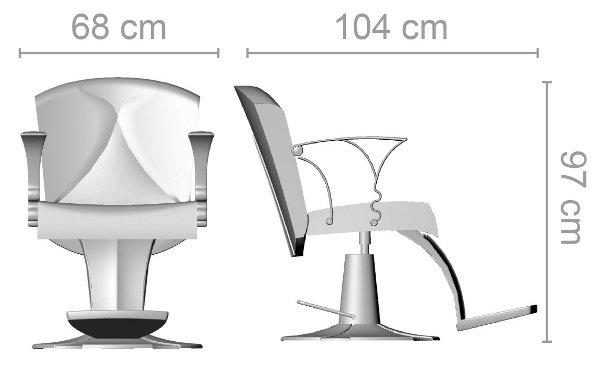 Мужское кресло Ceriotti KENT P48103