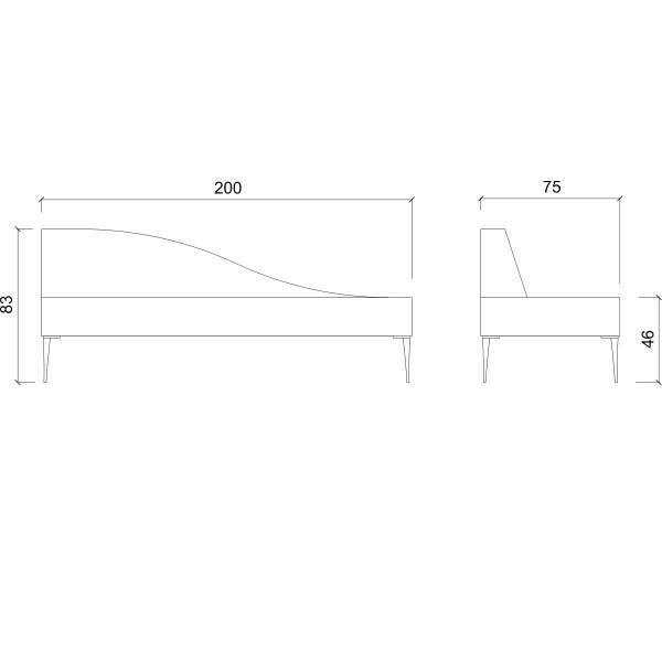 Диван Gamma&Bross SLOOP 200 GSSL001DIZ
