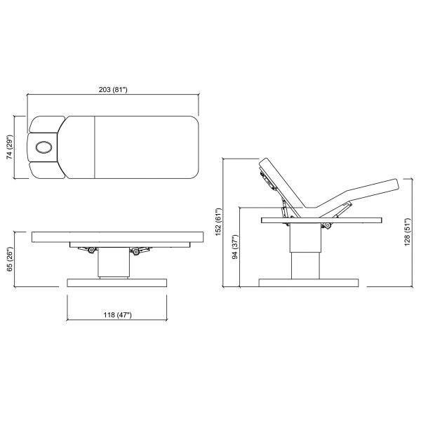 Кушетка массажная Gamma&Bross FLEX GSP0207LE/Promo Кушетка массажная Gamma&Bross FLEX GSP0207LE/Promo