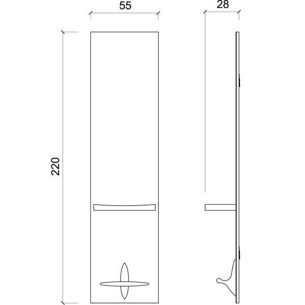 Зеркало парикмахерское Gamma&Bross MIROK ANNIVERSARY GSMI001PL/Promo