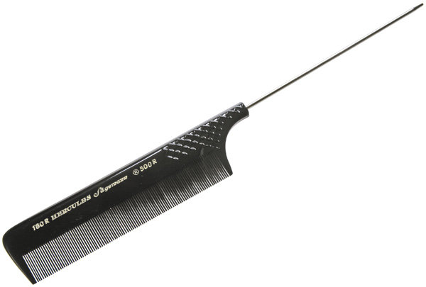 Расчёска HERCULES с металлическим хвостиком с мелкими зубчиками 180 R9 Расчёска HERCULES с металлическим хвостиком с мелкими зубчиками 180 R9