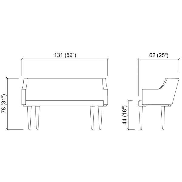 Диван Gamma&Bross BIRKSOFA 2 GSBK012SO/Promo