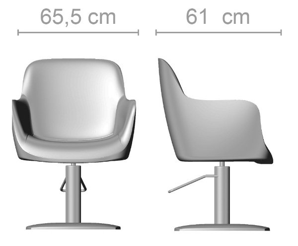 Кресло парикмахерское Ceriotti VERUSKA P408509