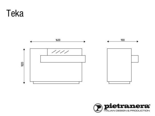 Стойка администратора Pietranera TEKA 665N