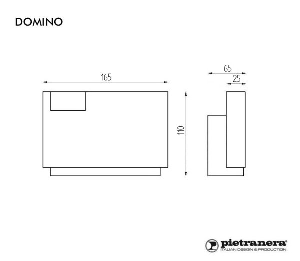 Стойка администратора Pietranera DOMINO 669N.L
