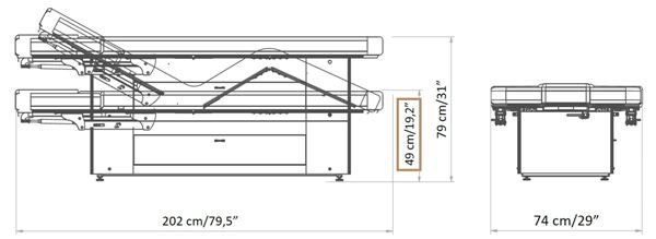 Кушетка массажная LEMI PORTOFINO EVO 815 EVO U002