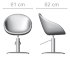 Кресло парикмахерское Ceriotti ASYA G408409