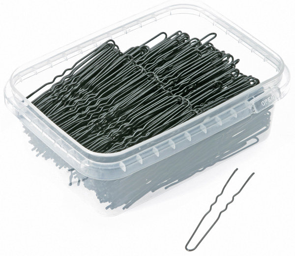 Шпильки для волос Sibel 65мм чёрные 500г 946550002