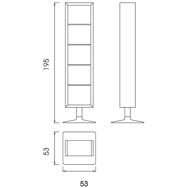 Витрина Gamma&Bross VERCINGE GAVA060VE Витрина Gamma&Bross VERCINGE GAVA060VE