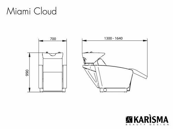 Мойка парикмахерская Karisma MIAMI CLOUD RELAX K6812 Мойка парикмахерская Karisma MIAMI CLOUD RELAX K6812