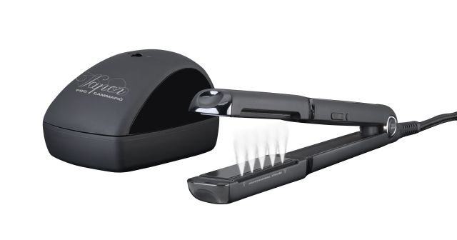 Щипцы-выпрямители с паром Gamma PIU SRL VAPOR black 121 black Щипцы-выпрямители с паром Gamma PIU SRL VAPOR black 121 black