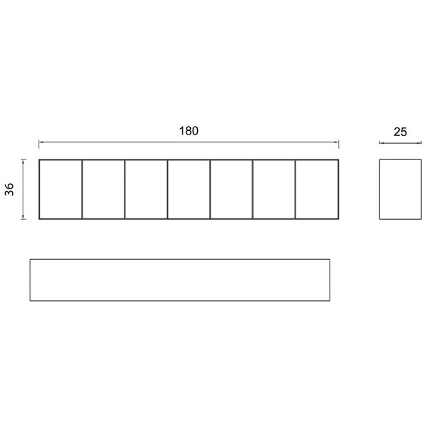 Витрина Gamma&Bross OPALE WALL 180 GAVA009VE Витрина Gamma&Bross OPALE WALL 180 GAVA009VE