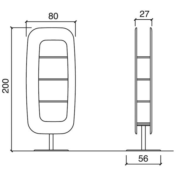 Витрина Gamma&Bross POLYFRAME GSON001EX Витрина Gamma&Bross POLYFRAME GSON001EX