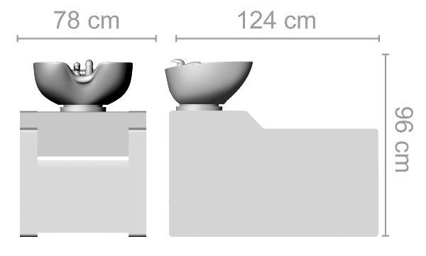 Мойка парикмахерская Ceriotti IMPERIAL G57103 B